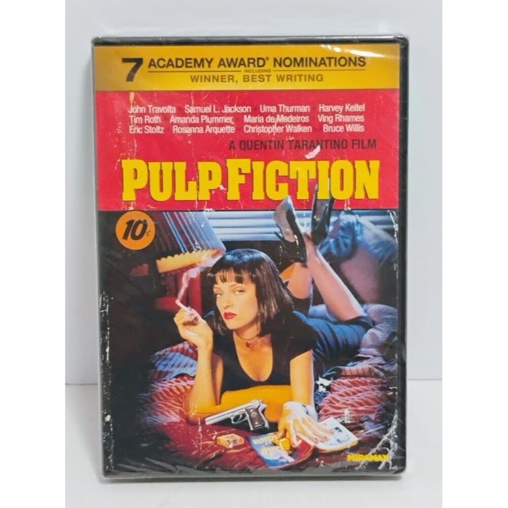 PARAMOUNT PICTURES QUENTIN TARANTINO PULP FICTION DVD NEW SEALED